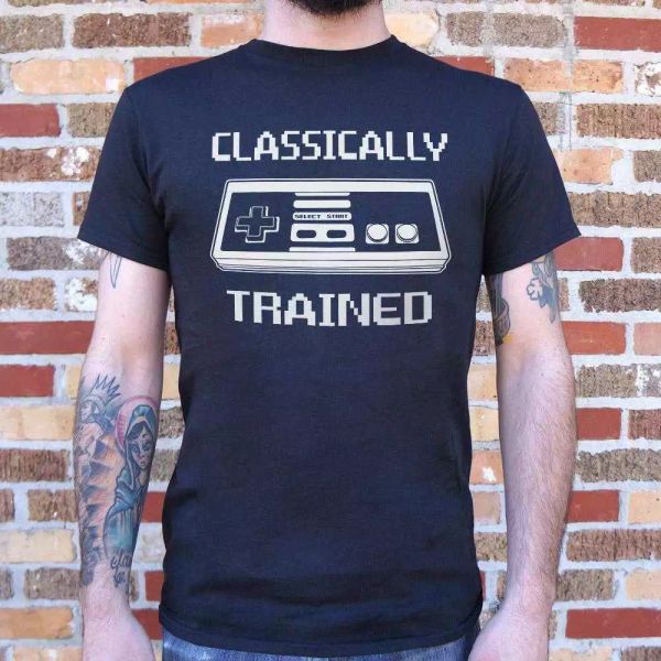 

classically trained t-shirt | short sleeve graphic tee, White;black