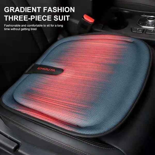

seat cushions breathable car cushion memory foam pad summer winter driver non-slip interior accessories 47*45cm