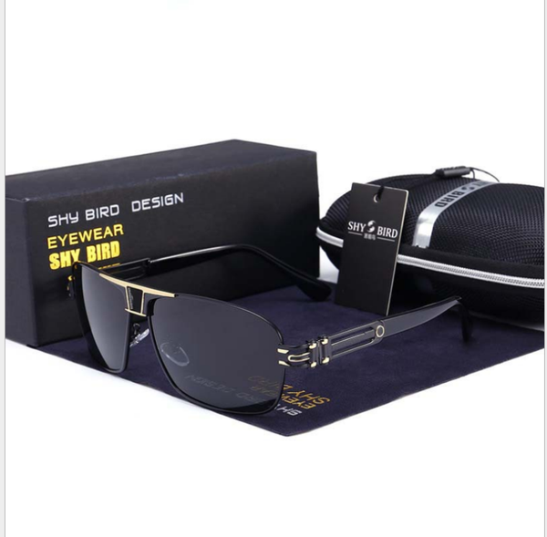 

designer brand polarizerd sunglasses men uv400 square sun glases for male oculos masculino polarizado with box, White;black