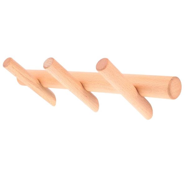 

hooks & rails 1pc wooden clothes bag hat wall hook storage hanger