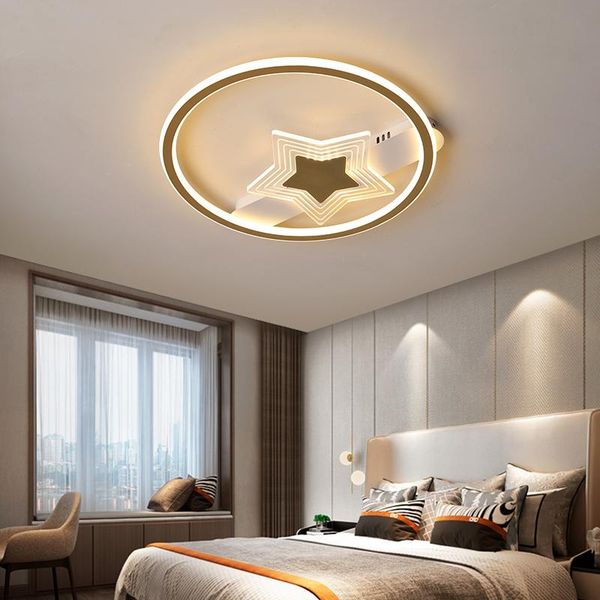 

ceiling lights square modern simple living room lamp creative intelligent dimming bedroom study dining