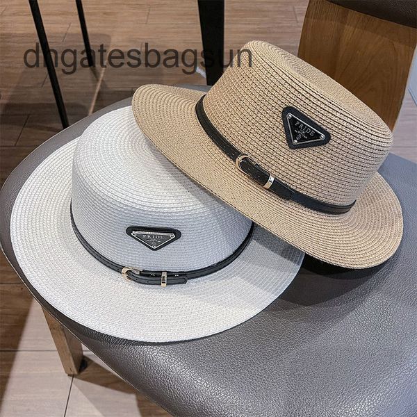 

brand cap carves british fashion flat hat korean female sunscreen sunshade straw beach hat tide in spring summer f514, Blue;gray
