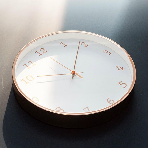 

wall clocks bedroom digital clock elegant kids hanging creative vintage nordic design orologio parete home decoration ea60wc