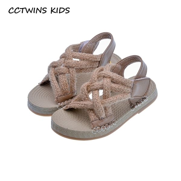 

cctwins kids shoes summer toddler pu leather flat baby girls fashion princess sandals toddler brand soft shoes black ps837 210326