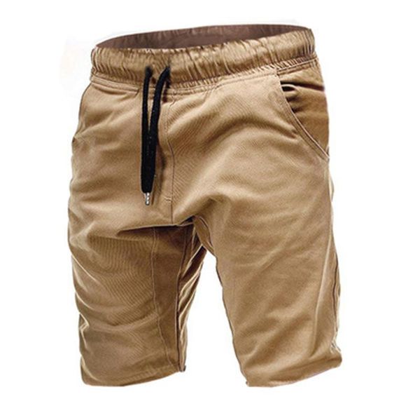 

mens solid color loose shorts fashion fitness training sports active teenager apparel summer quick drying casual beach short pants, White;black