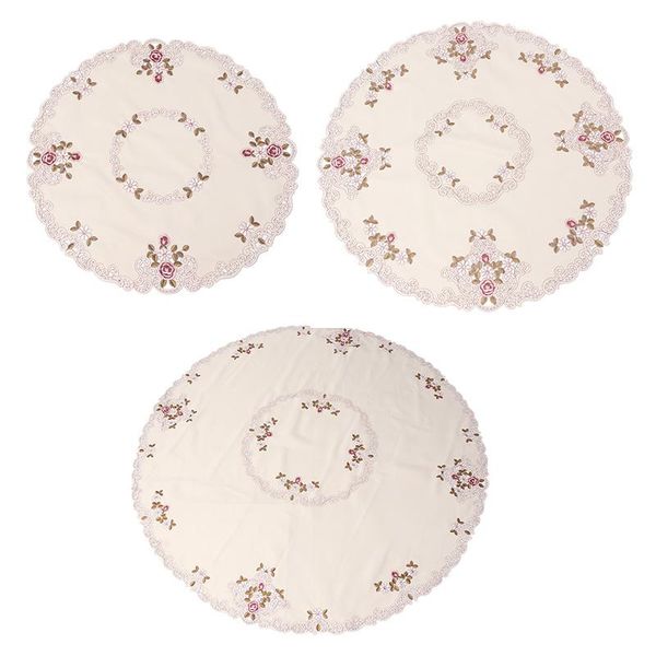 

european style embroidered table cloth art runner decoration tea home
