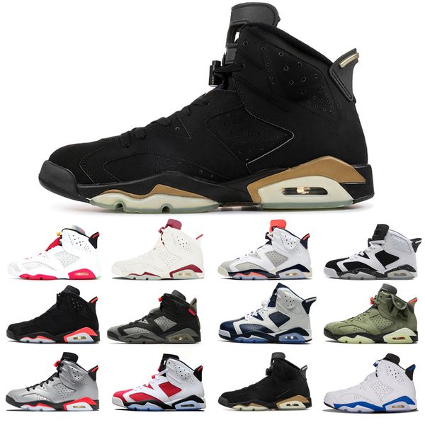 

original basketball shoes 6s for man red oreo alternate angry bull black cat carmine hare infrared marron olympic tinker comfortable flat sh