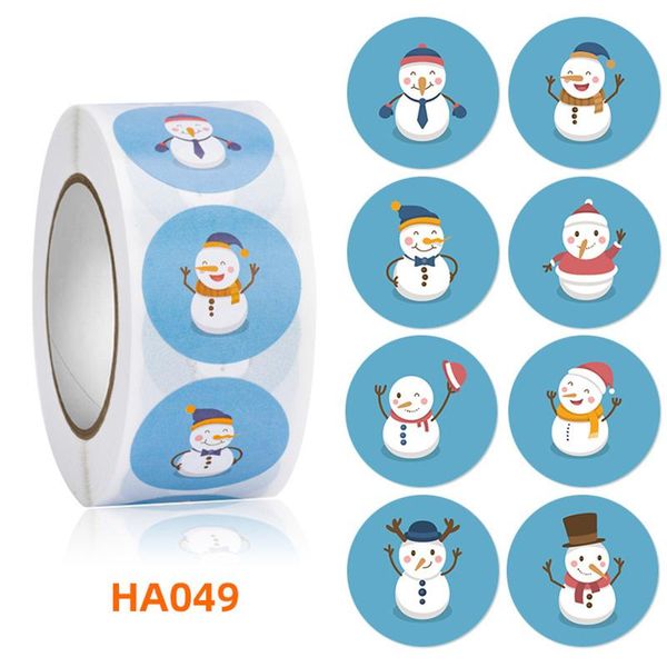 

gift wrap 500pcs scrapbooking phone stickers notepad lapstationery diary labels seal christmas snowman cute book notebook decoration