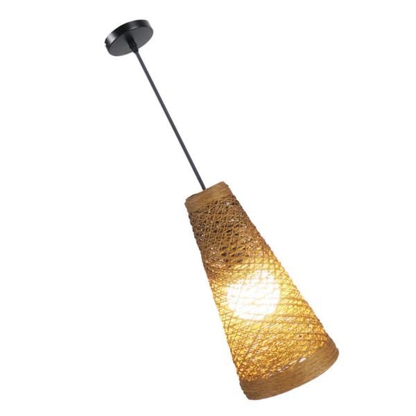

pendant lamps 1pc rattan weaving craft indoor ceiling light natural style
