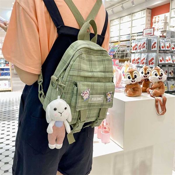 

multifunctional mini small backpack school teen girl casual schoolbag fashion korean style nylon travel backpack shoulder bag 211018