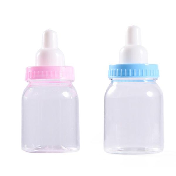 

gift wrap 12pcs/lot bottles gifts box blue pink baptism christening hpaay children's day/brithday party favors candy boxes bottle