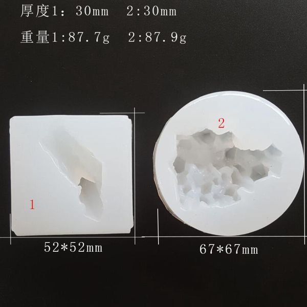 

cake tools crystal mould resin molds cluster mold handmade irregular simulation stone iceberg decoration for jewelry