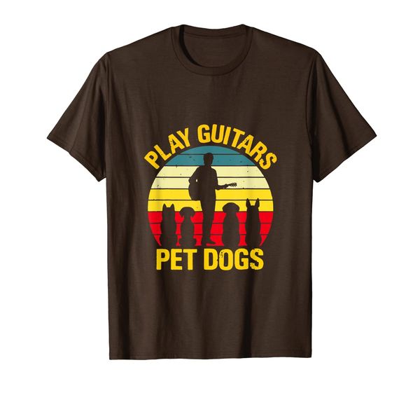 

Play Guitars Player Pet Dogs Funny Gift For Dog Lovers T-Shirt, Mainly pictures