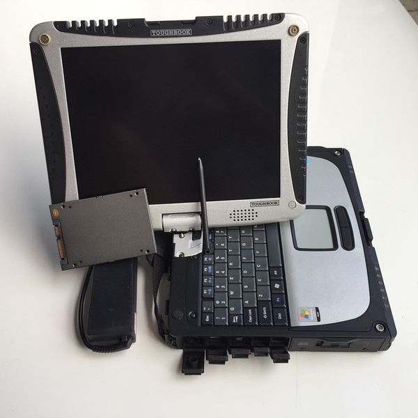 Werkzeug gebrauchter Laptop Toughbook CF-19 mit SSD funktioniert für MB Star C3 C4 C5