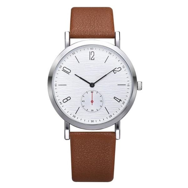 

wristwatches relogio masculino mens watches sport minimalist men leather mesh watch montre homme 2021 reloj deportivo hombr, Slivery;brown