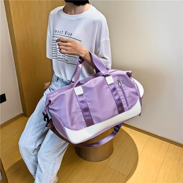 

outdoor bags yipinu women's sports bag travel waterproof weekend suitcases handbags luggage yoga shoulder for gym sac de voyage