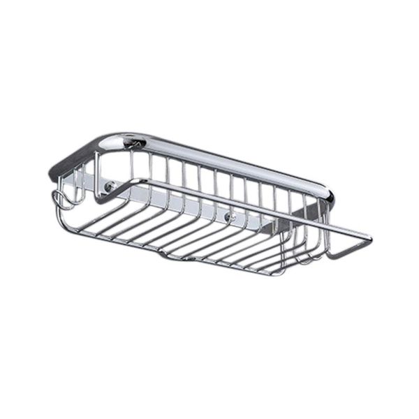 

bathroom storage & organization european antique square single-layer basket el rack with towel bar
