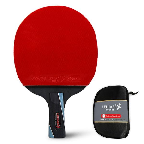 

table tennis raquets professional pong paddle quality racket long handle bat training accessories