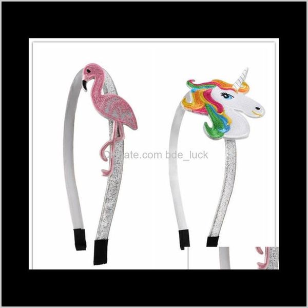 Baby, Maternityjolly S 2 Pz/Set Bambini Carino Garza Ballerina Dancer Head Hoop Flamingo Fasce per capelli glitterate Fasce per animali Capelli per ragazze Aessori