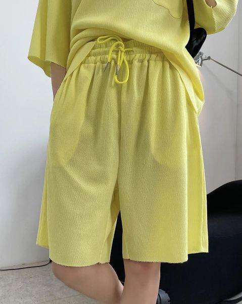 

women's shorts spring woman soft from set, White;black