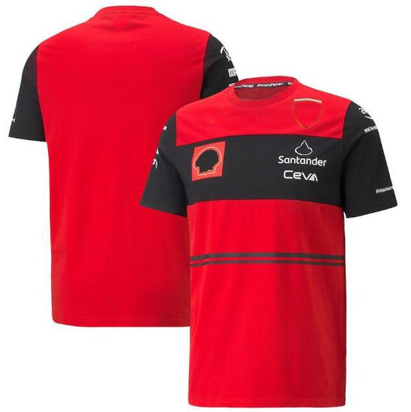 

2022 new f1 racing t-shirt summer team round neck shirt with the same customization