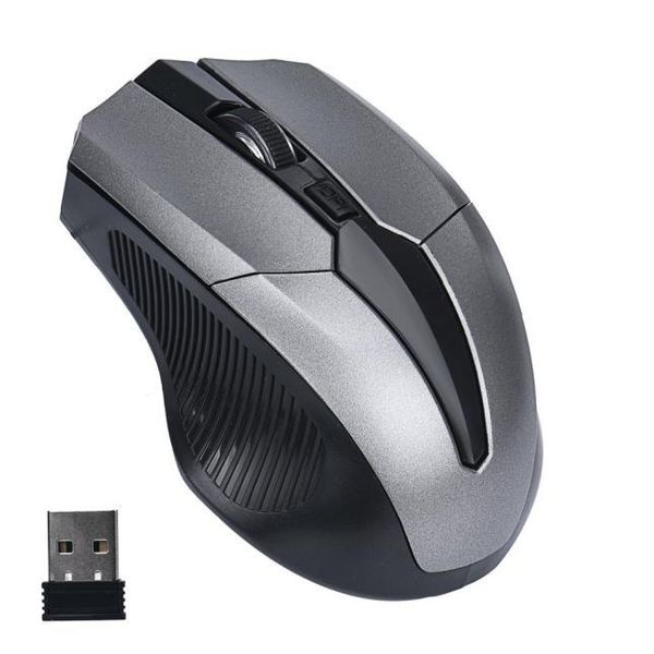 

mice 2.4ghz optical mouse cordless usb receiver pc computer 2000 dpi 4 keys wireless for lapnotebook black