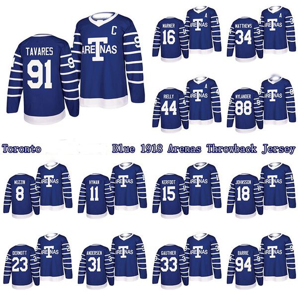

ronto Arenas Defender Men's Vintage Blue Hockey Jersey John Tavares Auston Matthews Mitchell Marner Lilley Anderson Morgan Rielly jerseys, Mens s-xxxl