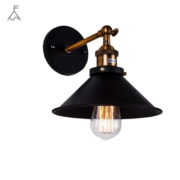 

wall lamp american iron cover e27 holder 110-240v coffee house/dining hall/foyer/shop vintage indoor lighting bw62