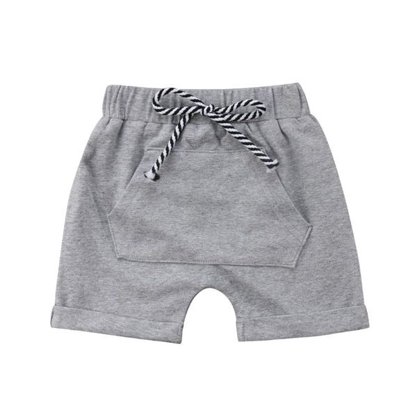 

shorts 2021 kids baby boy girl casual pants toddler infant cotton trouser wholesale, Black