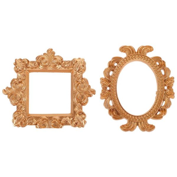 

frames 2pcs resin picture european style fixing vintage po
