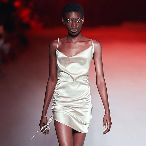 

casual dresses ladies fashion women solid spaghetti straps backless sleeveless bottom length club dress, Black;gray