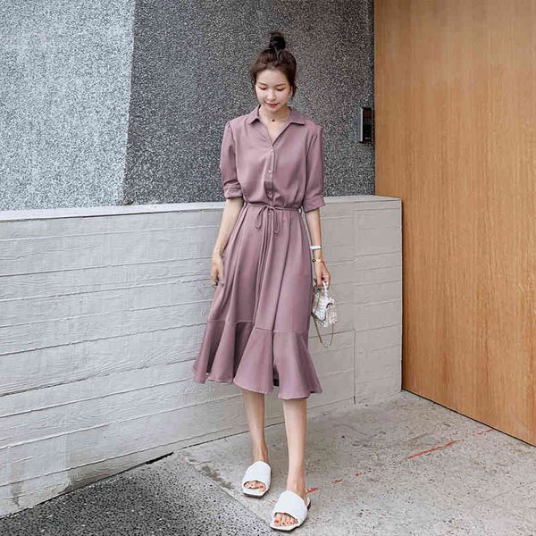 

dresses office ladies women summer shirt solid colors casual lace up 6fy2 mllc, Black;gray