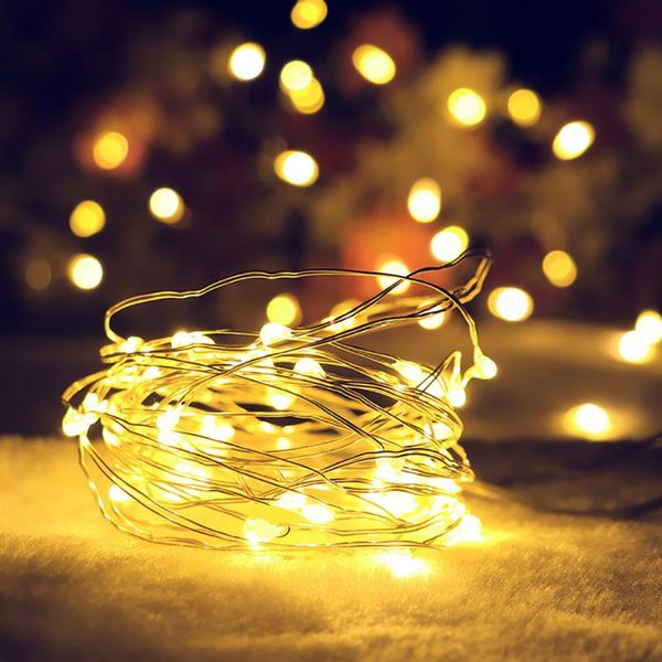 

strings 10 20 30led string light copper wire lamp holiday outdoor fairy for garland christmas party home wedding decoration