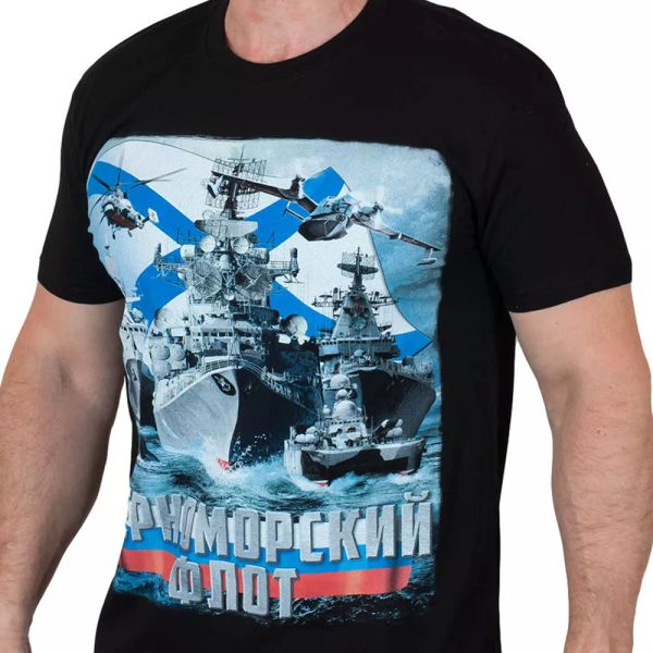 

t-shirt black sea fleet navy t-shirts army military men's clothing russian rus, White;black