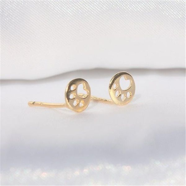 

stud earring woman heart bear print earrings women geometric jewelry ladies fashion european gold color trendy brincos, Golden;silver