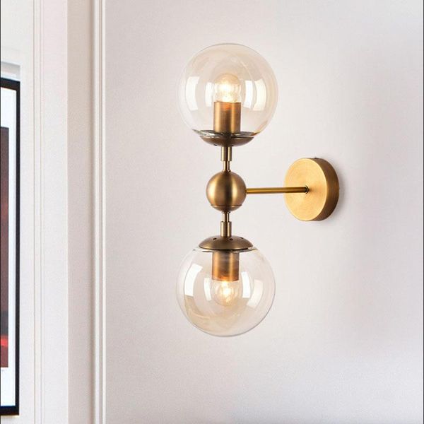 

wall lamp american country retro glass lights bedroom bedside el room restaurant corridor decoration led loft mirror