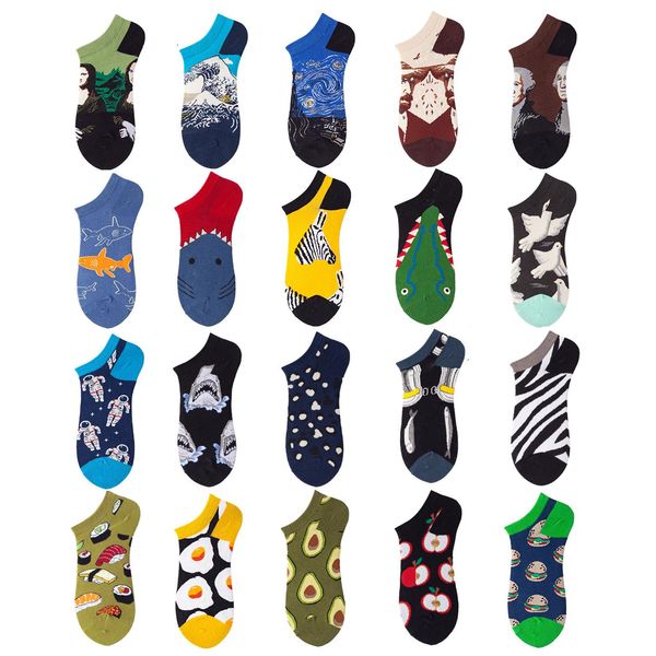 Damen Lustige Socken Mann Unisex Neuheit Knöchelspaß Socke für Mädchen Großhandel Lässige Baumwolle
