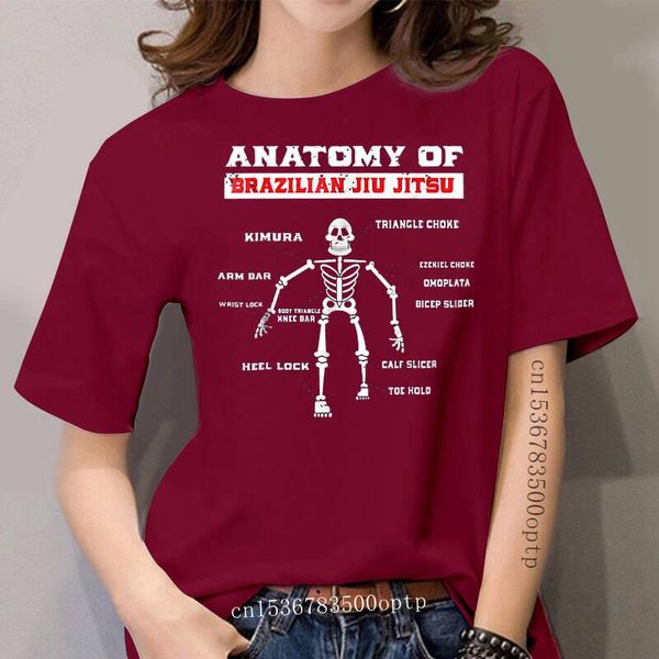 

women's t-shirt brazilian jiu jitsu anatomy funny hoodies bjj martial arts fashion brand street hip hop fitness irish sweatshirt, White