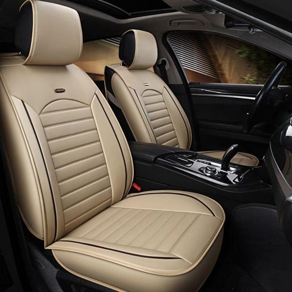 

special leather car seat covers for solaris tucson 2021 creta getz i30 i20 accent ix35 accessories car-styling