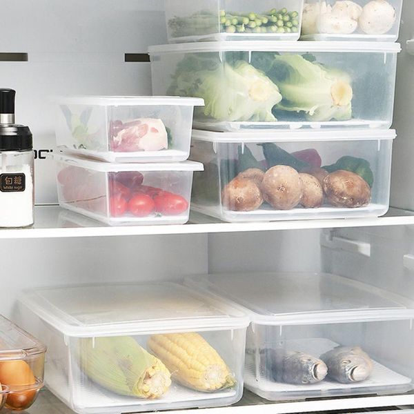 

storage bottles & jars food fresh box with drain plate tray and lid fridge organizer fruits vegetable fruit