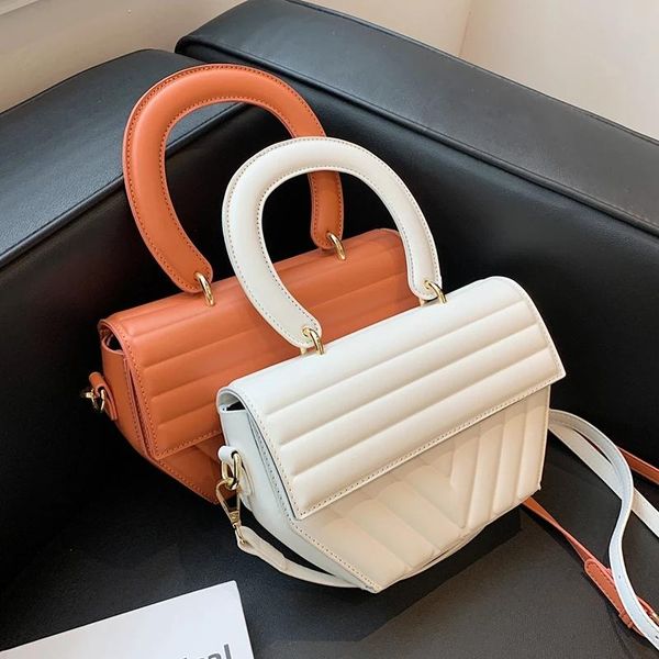 

evening bags small pu leather totes shoulder crossbody with short handle for women 2021 winter trends lady designer handbag and purses
