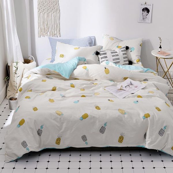 

bedding sets ab side washing cotton luxury set soft bedclothes duvet/quilt cover bed linen sheet 4 pieces