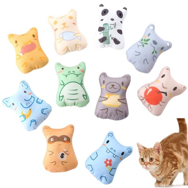 

cat toys toy mini grinding catnip funny interactive plush teeth pet kitten chewing thumb bite supply