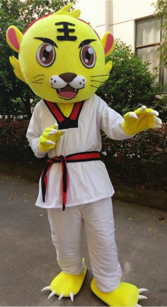 Талисман костюмы Tiger талисман костюм животных мультфильмов персонаж талисман костюмы для продажи Необычное платье Хэллоуин вечеринка костюм для взрослых