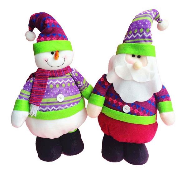 

christmas decorations decoration gifts santa claus snowman elk ornaments scene supplies