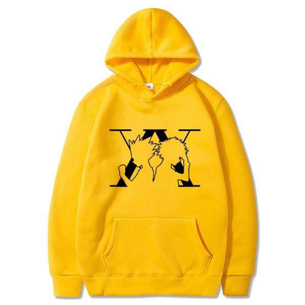 

men's hoodies & sweatshirts killua hoodie anime x sweatshirt women/men gonÂ·ss printed winter long sleeve clothes plus size, Black
