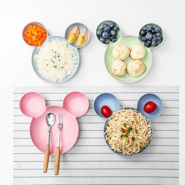 

dishes & plates divided children's plate cute creative household dinnerware baby breakfast dinner at103