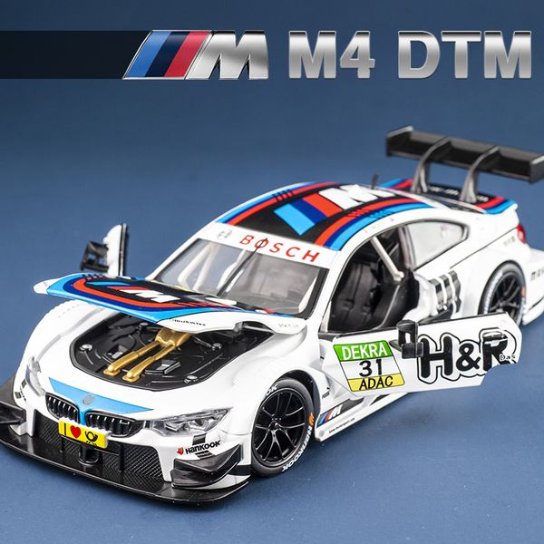 

124 m4 im gt3 le mans dtm racing car wheeling high light sport racing car model toy diecast metal alloy miniature replica