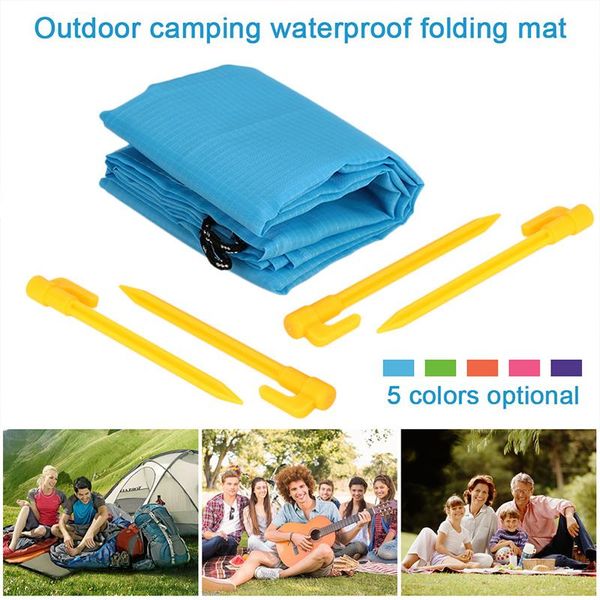 

outdoor pads sturdy travel camp camping cloth picnic mat moisture proof waterproof outdoors multiple colour beach tent durable