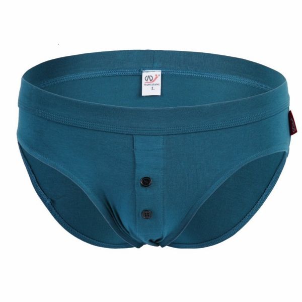 

men's underwear 100% cotton briefs button underwaer 8 colors, Black;white